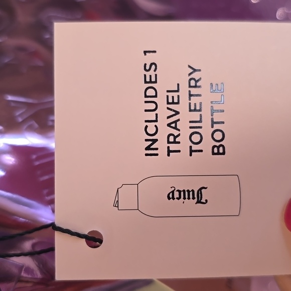 Juicy Couture 💖NWT💖 Pink Foiled Large Travel Cosmetic Bag!💖💖💖 - Picture 9 of 14